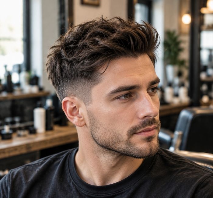 Man with a textured quiff