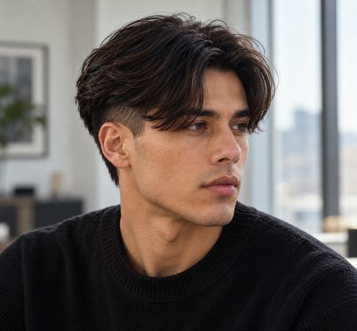 Middle part undercut with short sides