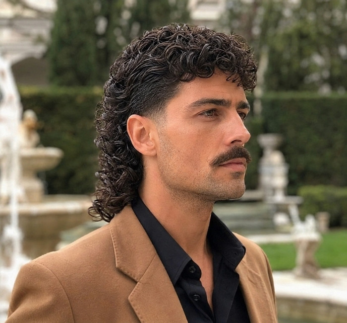 classy professional mullet haircut