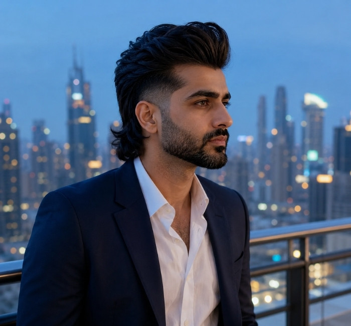 quiff mullet fade men's hairstyle