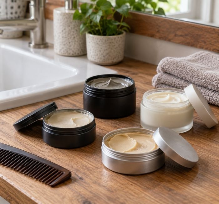 Men's hair wax products
